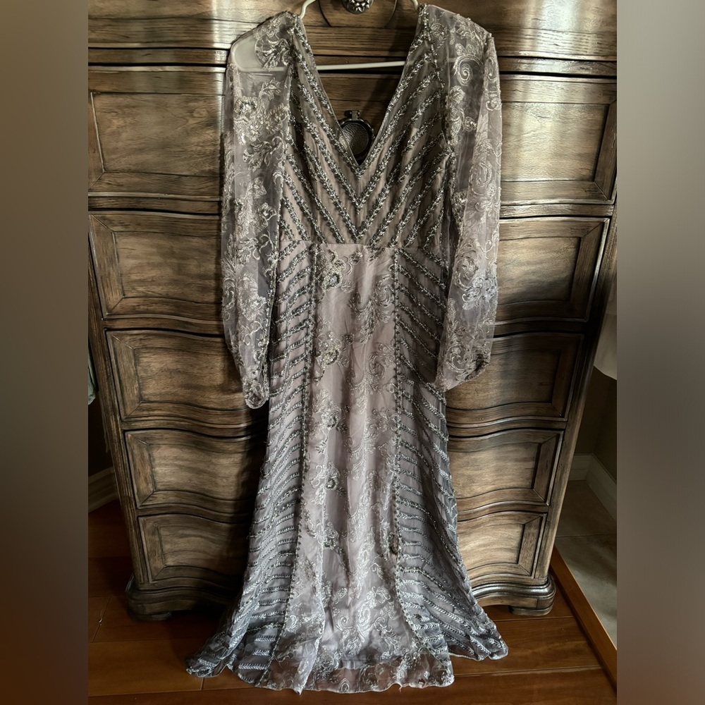 PatBo Embellished sequin Gown